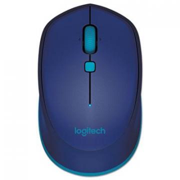 Logitech M535 Bluetooth Mouse, 2.45 GHz Frequency/30 ft Wireless Range, Right Hand Use, Blue