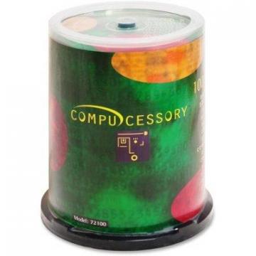 Compucessory CD Recordable Media - CD-R - 52x - 700 MB - 100 Pack Spindle