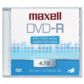 Maxell DVD-R Disc, 4.7GB, 16x