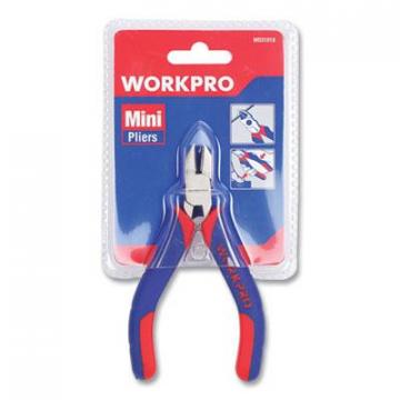 WORKPRO Mini Diagonal Cutting Pliers, 4" Long, Ni-Fe-Coated Drop-Forged Carbon Steel