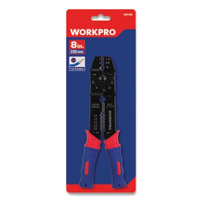 WORKPRO Square Nose Multi-Purpose Wiring Tool, Metric Markings, 0.75 to 6 mm, 8" Long, Metal