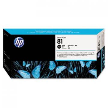 HP 81 (C4950A) Black Printhead and Cleaner