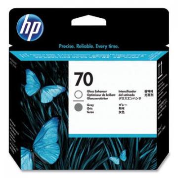 HP 70 (C9410A) Gloss Enhancer,Gray Printhead