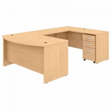 Bush Business Furniture Studio C 60W x 36D Desk with Mobile File Cabinet (STC005ACSU)