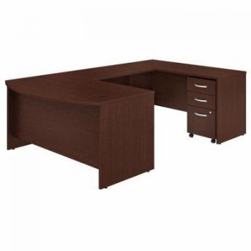 Bush Business Furniture Studio C 60W x 36D Desk with Mobile File Cabinet (STC005CSSU)