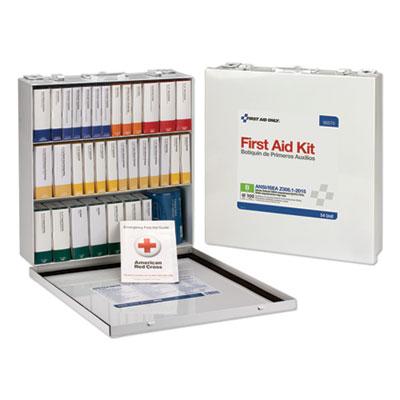 First Aid Only Unitized ANSI Compliant Class B Type III First Aid Kit for 100 People, 54 Units