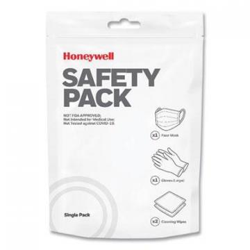Honeywell Safety Pack Personal Protection Kit, Single-Use, 4 Pieces, Resealable Pouch