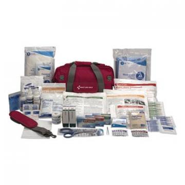 Pac-Kit All Terrain First Aid Kit, 112 Pieces, Ballistic Nylon, Red