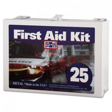 Pac-Kit First Aid Kit for Up to 25 People, 159-Pieces, Steel