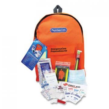 PhysiciansCare Emergency Preparedness First Aid Backpack, 43 Pieces/Kit