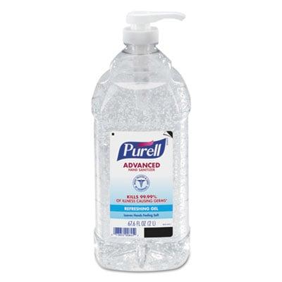 Purell Advanced Hand Sanitizer Refreshing Gel, Clean Scent, 2 L Pump Bottle