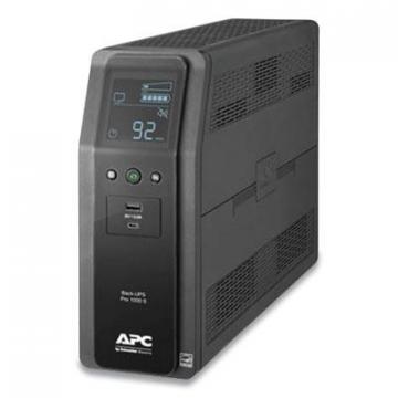 APC BR1000MS Back-UPS PRO BR Series SineWave Battery Backup System, 10 Outlets, 1000VA, 1080 J