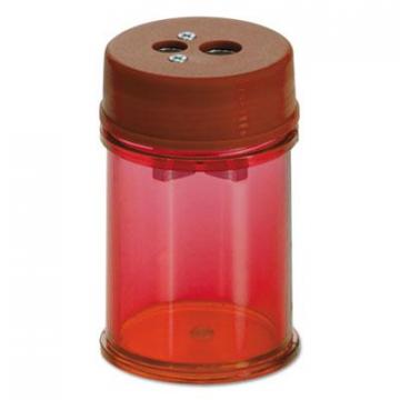 Officemate Pencil/Crayon Sharpener, 1.38" dia. x 2.13", Red, 8/Pack
