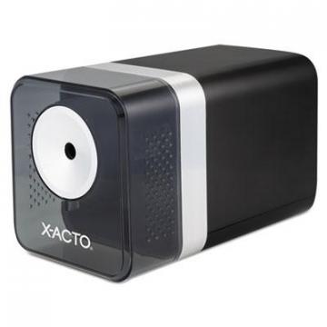 X-ACTO Power3 Office Electric Pencil Sharpener, AC-Powered, 3.5" x 8.5" x 4", Black