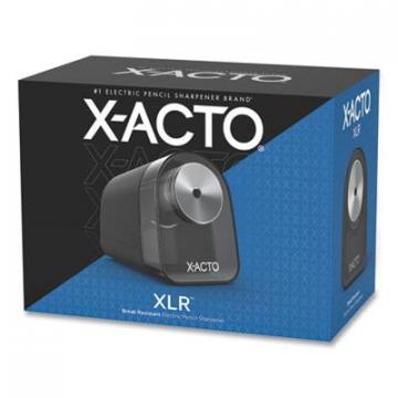 X-ACTO XLR Office Electric Pencil Sharpener, AC-Powered, 3" x 5.5" x 4", Charcoal Black