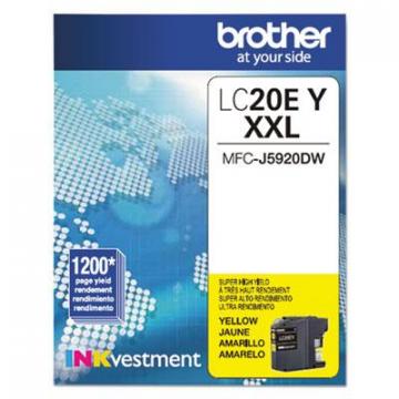 Brother LC20EY Super High-Yield Yellow Ink Cartridge