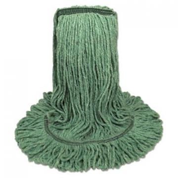 Boardwalk Mop Head, Premium Standard Head, Cotton/Rayon Fiber, Medium, Green