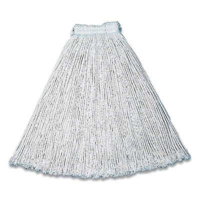 Rubbermaid Commercial Cut-End Cotton Wet Mop Heads, #24, White