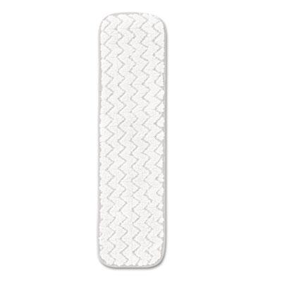 Rubbermaid Dry Room Pad, Microfiber, 18" Long, White, 12/Carton