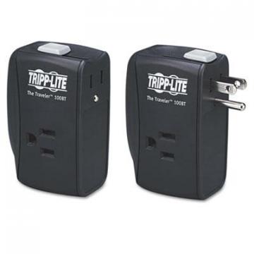 Tripp Lite Protect It! Portable Surge Protector, 2 Outlets, Direct Plug-In, 1050 Joules