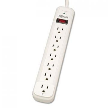Tripp Lite Protect It! Surge Protector, 7 Outlets, 25 ft. Cord, 1080 Joules, Light Gray