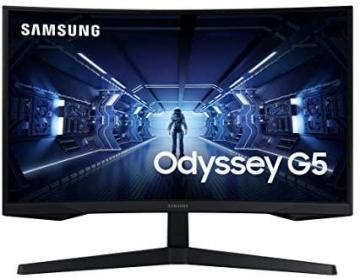 Samsung Odyssey G5 Series 27-Inch WQHD Gaming Monitor, 144Hz, Curved