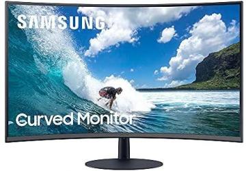 Samsung T550 Series 27-Inch FHD 1080p Computer Monitor, 75Hz, Curved