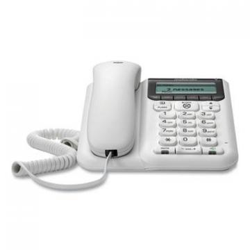 Motorola CT610 Corded Telephone with Digital Answering Machine and Advanced Call Blocking, White