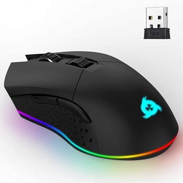 KLIM Blaze Rechargeable Wireless Gaming Mouse RGB Black