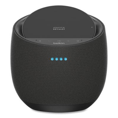 Belkin SoundForm Elite Hi-Fi Smart Speaker plus Wireless Charger, Black