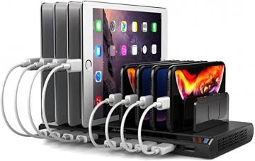 Alxum 10 Port USB Charging Station for Multiple Devices
