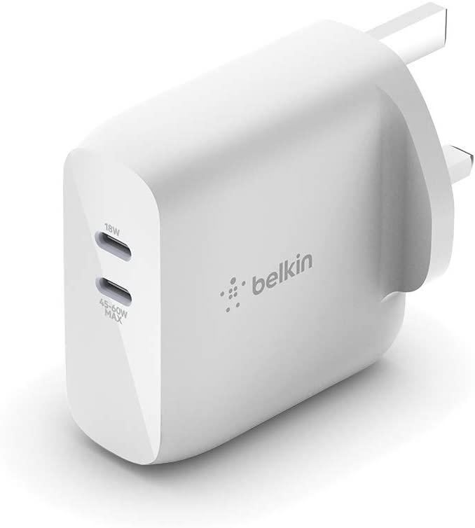 Belkin BoostCharge Dual USB-PD GaN Wall Charger 68W