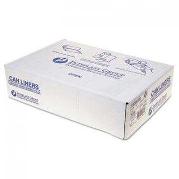 Inteplast Group Low-Density Commercial Can Liners, 60 gal, 1.15 mil, 38" x 58", Clear, 100/Carton