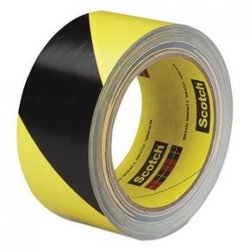 3M Caution Stripe Tape, 2w x 108 ft Roll