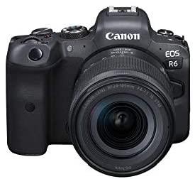 Canon EOS R6 Full-Frame Mirrorless Camera + RF24-105mm F4-7.1 is STM Lens Kit, Black