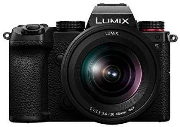 Panasonic LUMIX S5 Full Frame Mirrorless Camera, Black