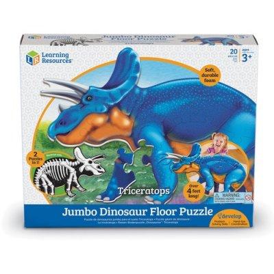 Learning Resources Jumbo Dinosaur Floor Puzzle - Triceratops