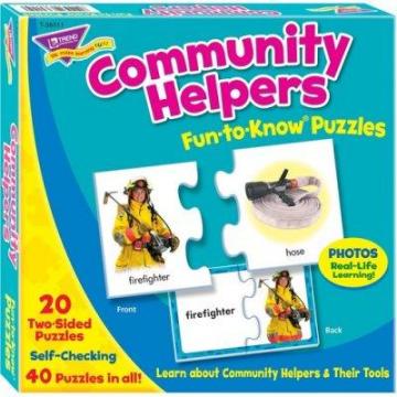 TREND Community Helpers Alphabet Puzzle Set