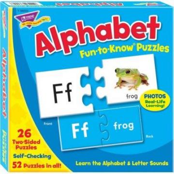 TREND Alphabet Fun-to-Know Puzzles
