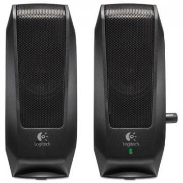 Logitech S120 2.0 Multimedia Speakers, Black