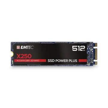 Emtec X250 Power Plus Internal Solid State Drive, 512 GB, SATA III