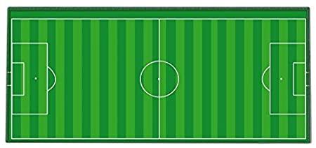 Silent Monsters Mouse Mat Size XX Large 900 x 400 mm, Mouse Pad Design: Soccer Field