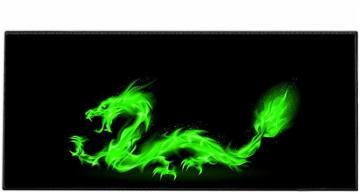 Silent Monsters Mouse Mat Size XX Large 900 x 400 mm, Mouse Pad Design: Fire Dragon
