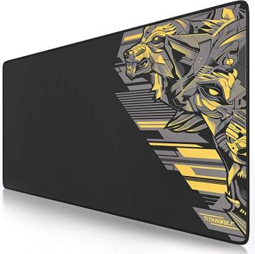 TITANWOLF – XXL Gaming Mouse pad - 900 x 400 x 3 mm - extra large mouse mat