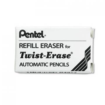 Pentel Eraser Refill for Pentel Twist-Erase Mechanical Pencils, 3/Tube