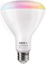 Cree Lighting Connected Max Smart LED Bulb BR30 Indoor Flood Tunable White + Color Changing, 1pk
