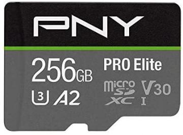 PNY 256GB PRO Elite Class 10 U3 V30 microSDXC Flash Memory Card