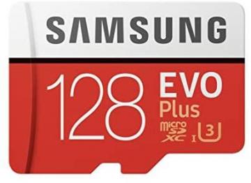 Samsung 128GB EVO Plus microSDXC UHS-I U3 100MB/s Full HD & 4K UHD Memory Card