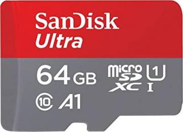 SanDisk Ultra 64GB microSDXC UHS-I Card for Chromebook with SD Adapter