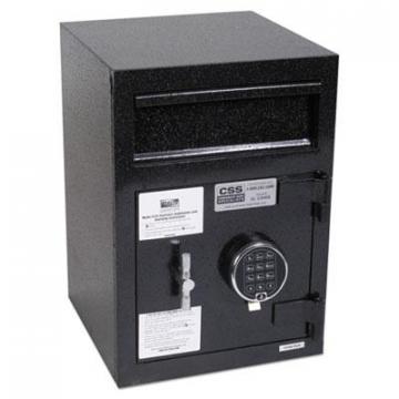 FireKing Depository Security Safe, 0.95 cu ft, 14 x 15.5 x 20, Black